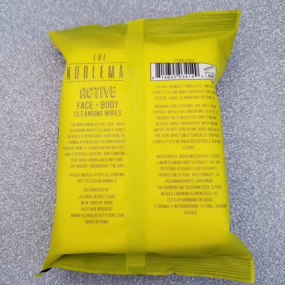 Men's Face & Body Cleansing Wipes - Picture 4 of 7